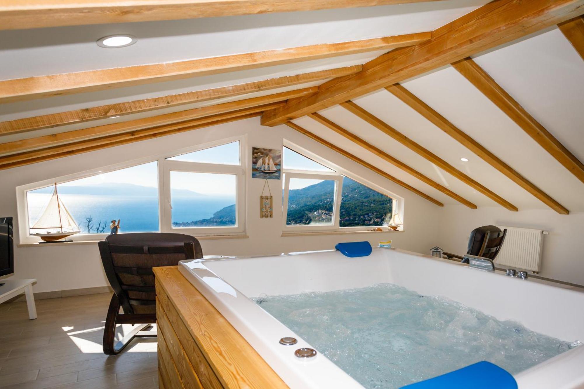 Ivetta For 10 People Near With Sea View & Children Playground * Opatija